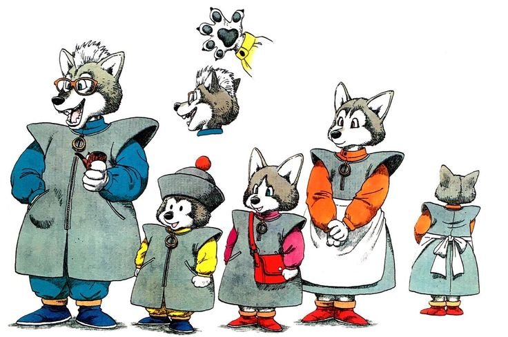 Inkdotorg's tweet photo. Big inspo atm with anthro art is how Toriyama does it, I love the whimsy but down to earth realism it has so much. https://t.co/IDhwkrLnkg