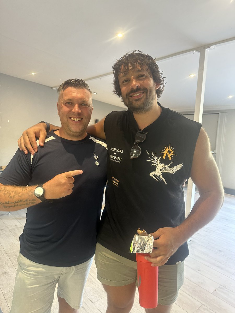 yiddo234's tweet photo. After our celebrity match with Callum  Best, Jon Shepherd and Dean Varney. https://t.co/UEboNSqUPL