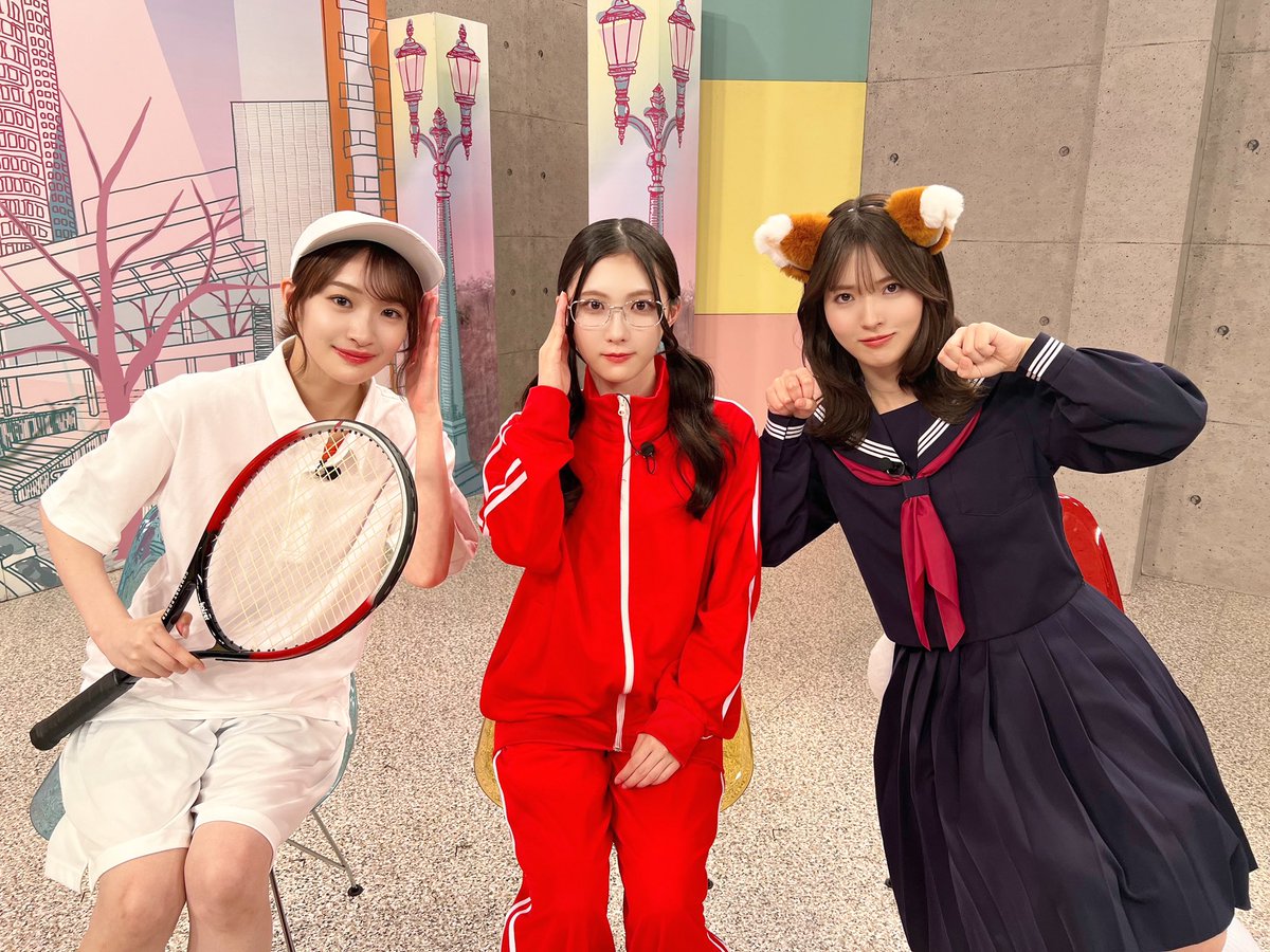 sakura__meets's tweet photo. ／
#サクラミーツ
#櫻坂46 meets コロコロチキチキペッパーズ 個性爆発💥キャラ濃すぎコント💪
＼
 
📸#小島凪紗＆ #谷口愛季&amp; #中嶋優月
 
TVer
▷https://t.co/iWiR2lfSWF
ABEMA
▷https://t.co/QDmrrJHxTE
 
9/10サクラミーツフェス🎫
特別な1日。ご参加お待ちしてます👩‍🎓🌸
https://t.co/htqzGLSfUM https://t.co/Ue7s8Tzzrr