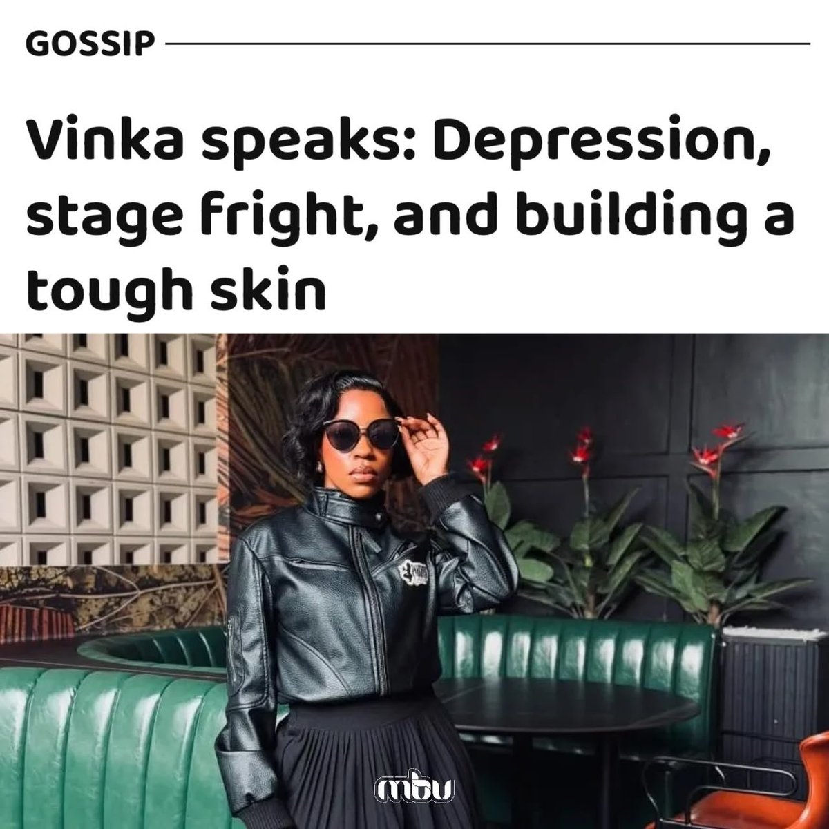 MBU's tweet photo. .@IamVinka has shared her experience navigating stress and depression during the early stages of her music journey.

Details: https://t.co/ZklQLUxRHL