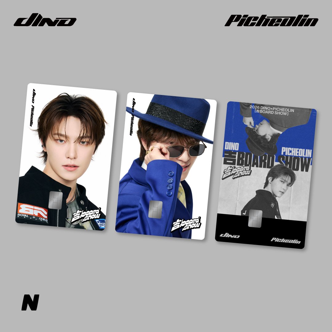 NamaneOfficial's tweet photo. 2026 DINOxPICHEOLIN [吉BOARD SHOW] Special Theme Card Release!

📅 Sales Period: August 14–25, 2026
📍 Available at: NAMANE APP / NAMANE Kiosks
📱 Purchase via the NAMANE APP
APP > Store tab at the bottom > Purchase the SEVENTEEN DINO Theme NAMANE Card

✅ Major Kiosk Locations
🛬 Airports
Incheon International Airport T1 CU Stores 1 & 4 / Incheon International Airport T2 CU Store 3 / 7-Eleven S Gimpo Airport Station
🚉 Subway Stations
Seoul Station / Hongik Univ. Station / Yongsan Station / Apgujeong Rodeo Station / Konkuk Univ. Station / Jamsil Station / Dongdaemun History & Culture Park Station
🛍️ Shopping Malls
Hyundai Department Store Sinchon / LINE FRIENDS SQUARE Myeongdong / K-POP SQUARE Hongdae
🏪 Convenience Stores
CU Myeongdong Station / CU Myeongdong Main / CU PJ Hotel / CU AK& Hongdae / 7-Eleven Yongsan HYBE
💱 Currency Exchange
Money Box Myeongdong
🏢 Showroom
Sadang Showroom
🎤 Concert Venue
Jamsil Indoor Stadium

⏰ NAMANE Booth Hours at the Concert Venue
📆 August 21: 1PM– 7:30PM (KST)
📆 August 22: 12PM – 6:30PM (KST)
📆 August 23: 11AM – 5:30PM (KST)

2026 디노X피철인 [吉BOARD SHOW] 스페셜 테마 카드 출시! 

📅 판매 기간: 2026.08.14 – 2026.08.25
📍 구매처: NAMANE APP / NAMANE 키오스크
📱나마네 앱에서 구매
앱 > 하단 Store tab > SEVENTEEN DINO 테마 나마네 카드 구매하기
 
✅키오스크 주요지점
🛬공항
인천국제공항T1 CU1 & 4호점 / 인천국제공항T2 CU 3호점 / 세븐일레븐 S��포공항역점
🚉지하철역
서울역 / 홍대입구역 / 용산역 / 압구정로데오역 / 건대입구역 / 잠실역 / 동대문역사문화공원역
🛍️쇼핑몰
현대백화점 신촌점 / 라인프렌즈 스퀘어 명동점 / 케이팝 스퀘어 홍대점
🏪편의점
CU명동역점 / CU 명동본점 / CU 피제이호텔점 / CU 에이케이&홍대점 / 세븐일레븐 용산하이브점
💱환전소
 머니박스 명동
🏢쇼룸
나마네카드 사당 쇼룸
🎤 콘서트 현장
잠실실내체육관

⏰ 콘서트 현장 NAMANE 부스 운영 시간: 
📆 8월 21일: 1PM – 7:30PM (KST)
📆 8월 22일: 12PM – 6:30PM (KST)
📆 8월 23일: 11AM – 5:30PM (KST)

#DINO #디노
#피철인 #Picheolin
#吉BOARD_SHOW