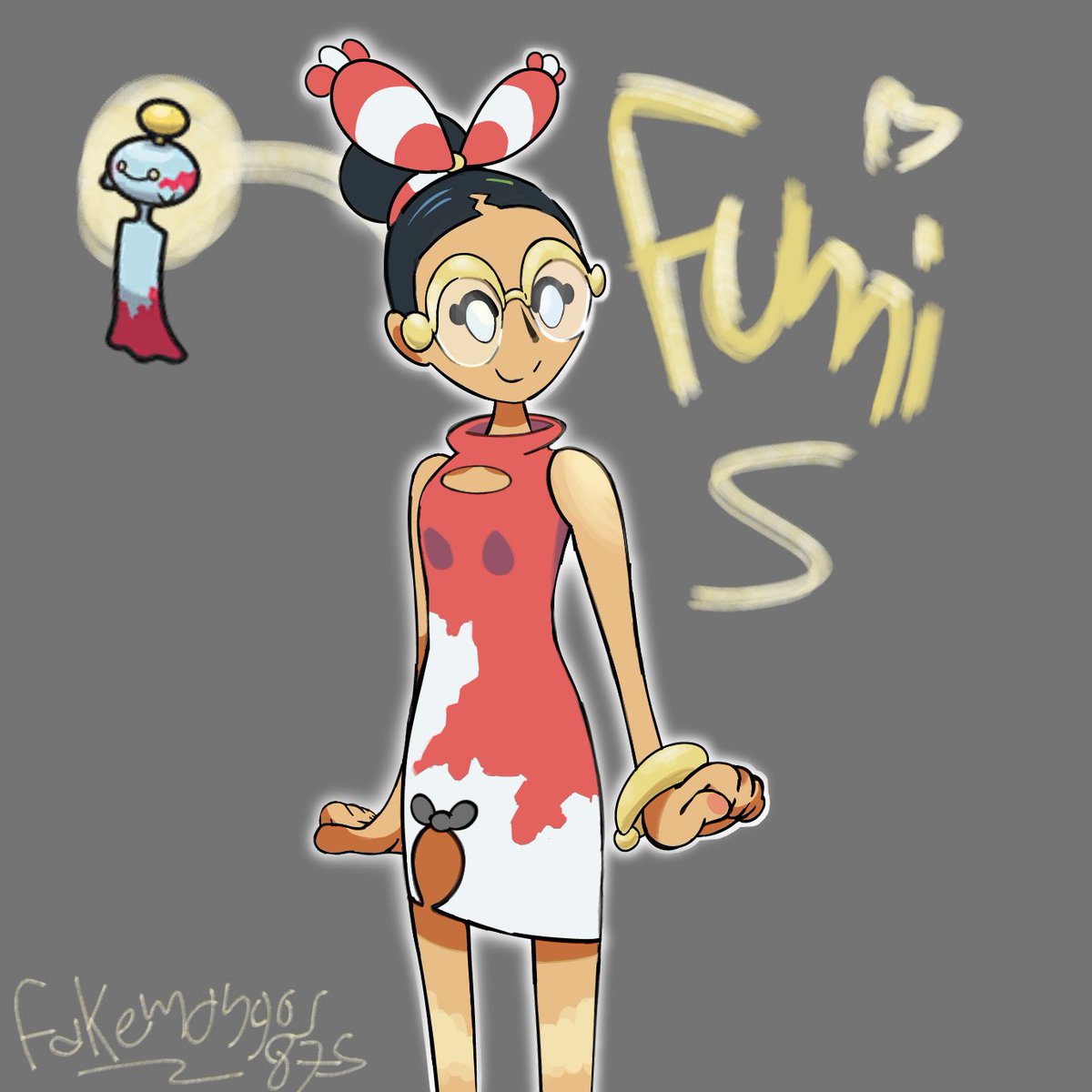 fakemongos875's tweet photo. Poke-Gajinka #2 !
Meet Fumi 🛎️!
#Pokemonart https://t.co/4MuKQ79oRQ