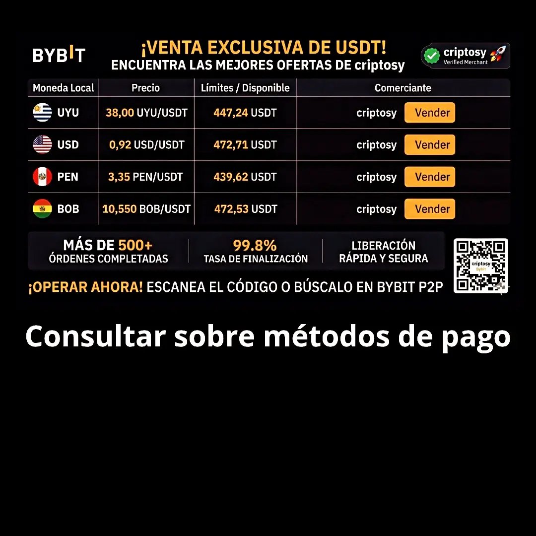 mv4cripto's tweet photo. #p2p 
#bybit https://t.co/tJvRU0nXCn