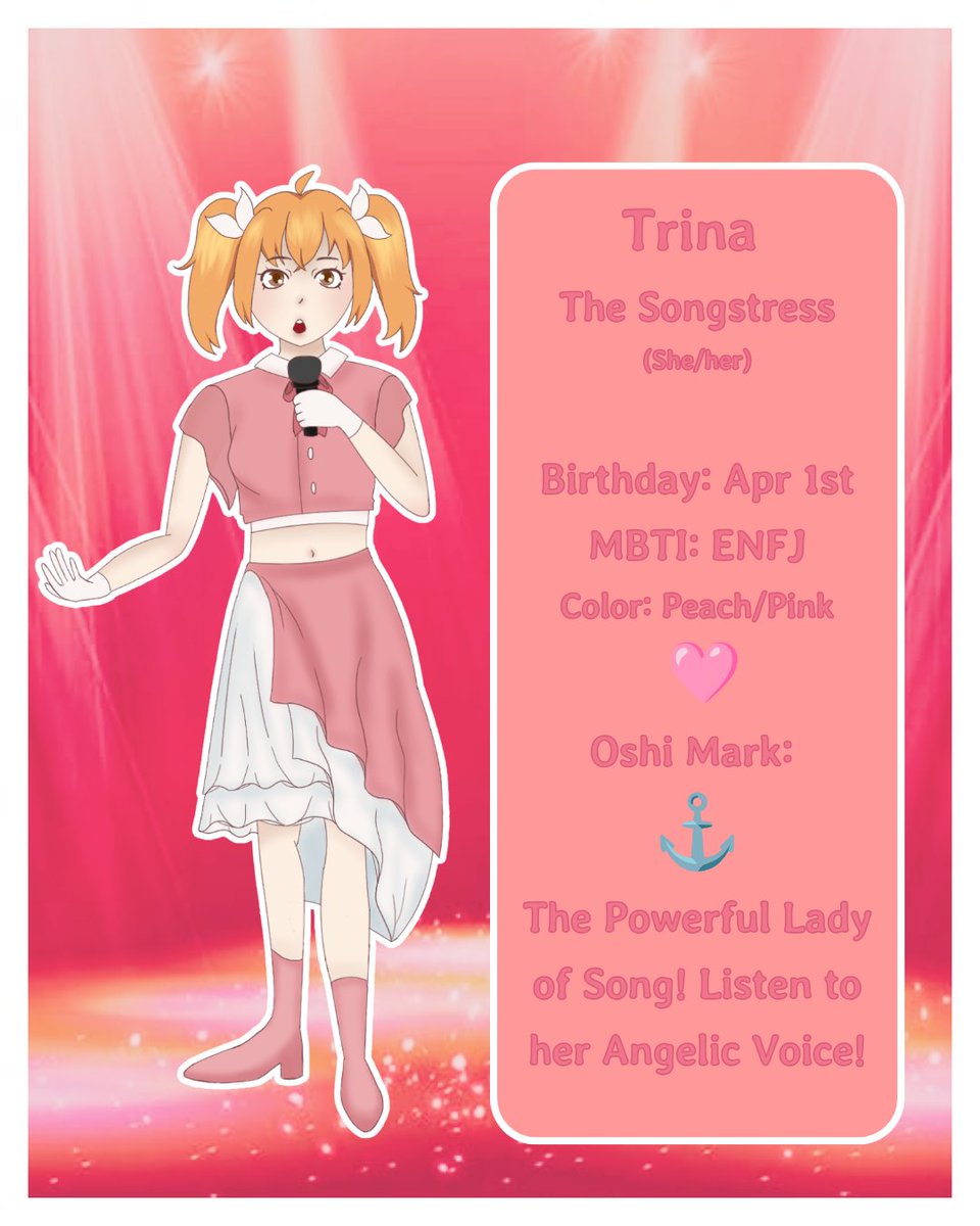 StaarLight_Live's tweet photo. ｡꩜˚⋆Please Welcome To The Stage⋆˚꩜｡

~Trina, The Powerful Songstress~

@AdmiralTrina 
#kaigaiidol #overseasidolgroup #circus #reveal https://t.co/ktjhHpcuwH