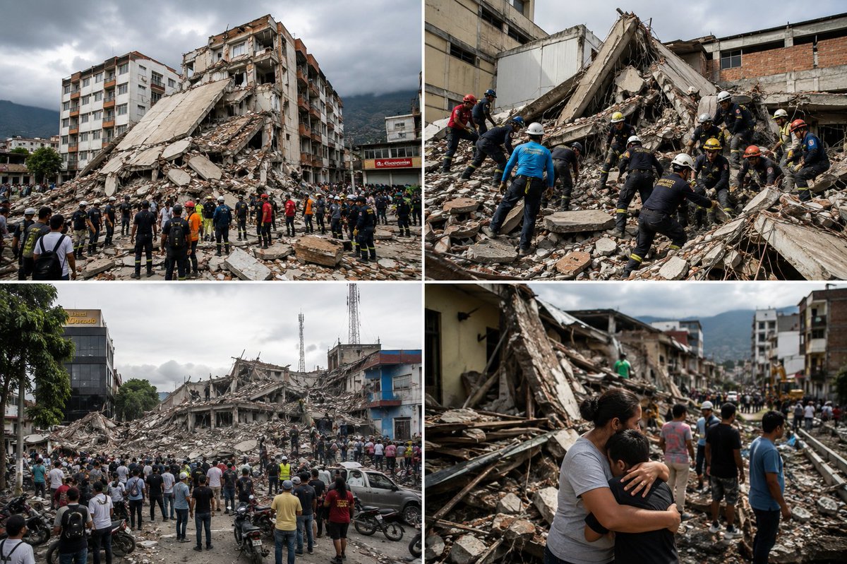 QuestionPowerIN's tweet photo. Colombia Earthquake: A Disaster That Has Left a Nation Shaken

A powerful 7.4-magnitude earthquake struck western Colombia, causing widespread destruction and collapsing buildings. Reports now say at least 132 people have died and more than 570 are injured, while rescue teams continue searching through the rubble. 

Behind every number is a family waiting for someone who may never return.

Buildings can be rebuilt.
Roads can be repaired.
But a life lost can never be replaced.

The priority now must be rescue, medical help and support for affected families.

Stay safe, Colombia. 🇨🇴
Our thoughts are with everyone affected by this tragedy.

#Colombia #ColombiaEarthquake #Earthquake #BreakingNews #PrayForColombia