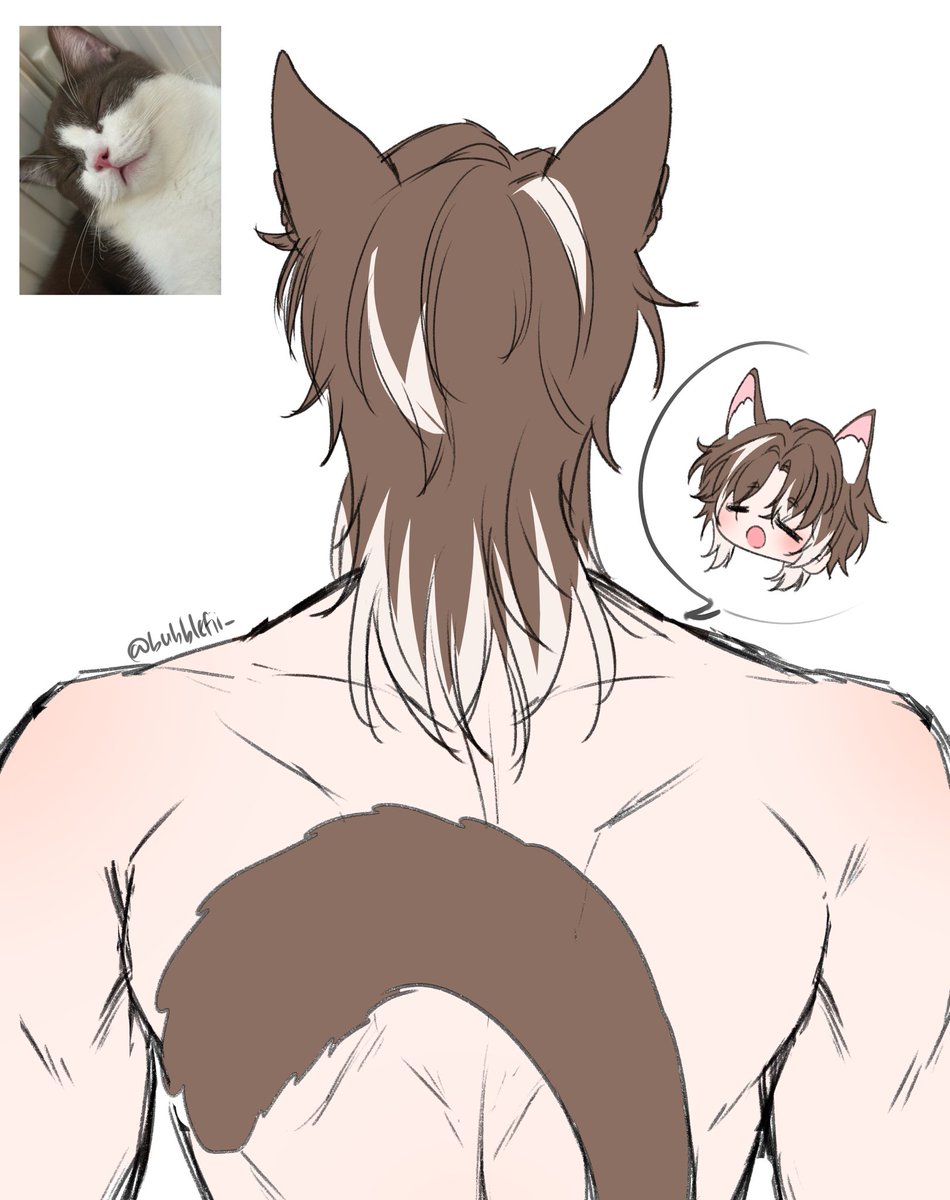 Bubblefii_07's tweet photo. Bonus🤎🫰🏻 

Misu: “kayaknya papa masih bobo.. hoahhh” 😴

#misu #fanart https://t.co/QrsFL6EGsS