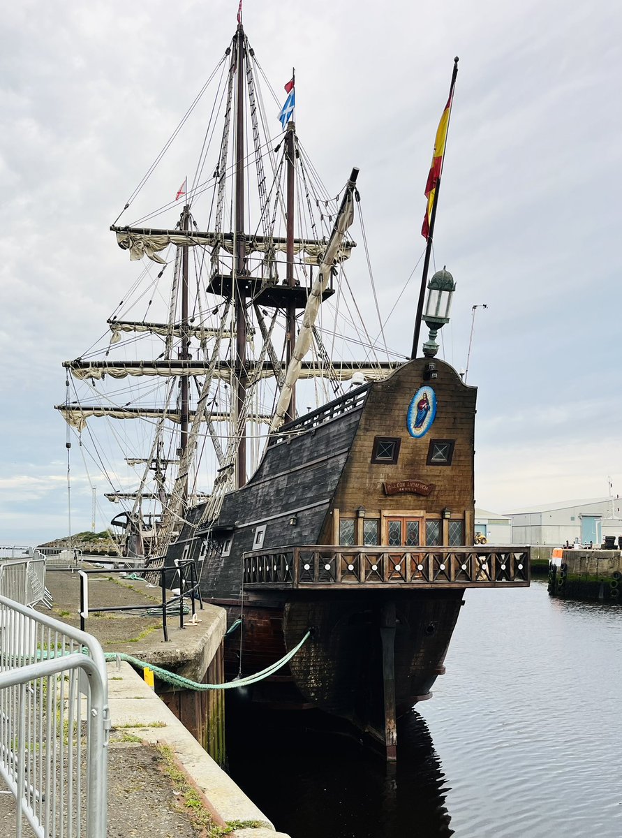 alanfdunlop's tweet photo. Information on the replica Spanish galleon in Ayr harbour.  https://t.co/bquN6t9dnl https://t.co/4484DTZvHK