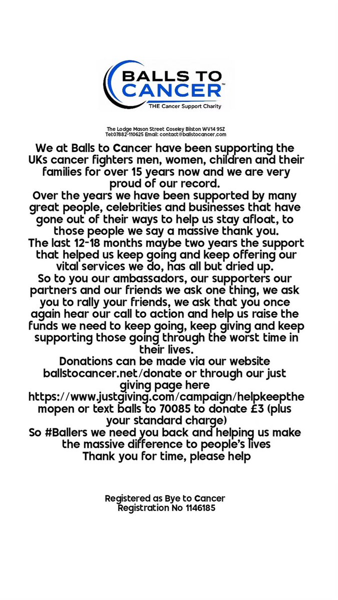 Ballstocancer's tweet photo. Please help please share https://t.co/habgheNiJO