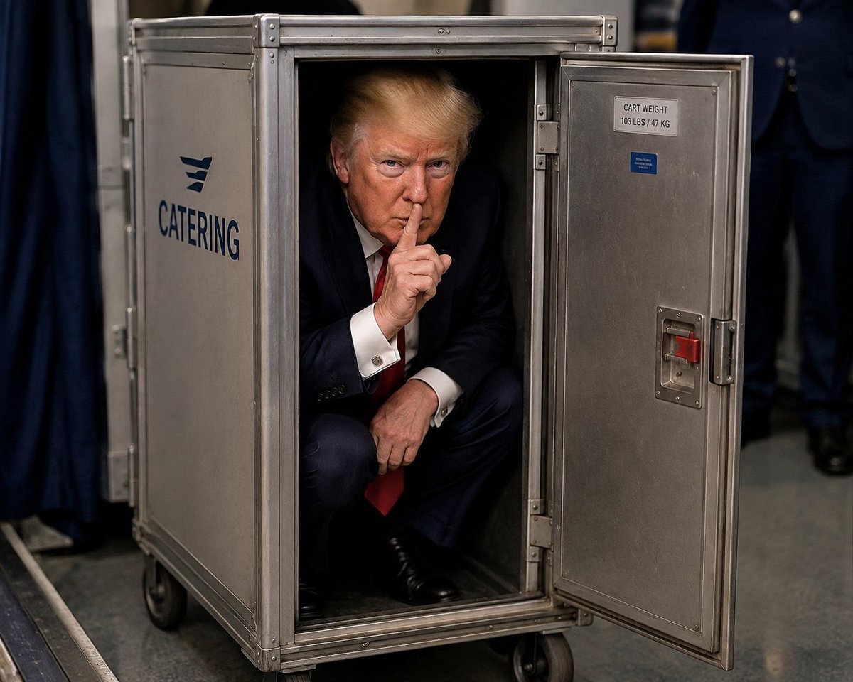 MikeBates's tweet photo. Trump's next book will be The Cart of the Deal. https://t.co/yL3xDbg5bR