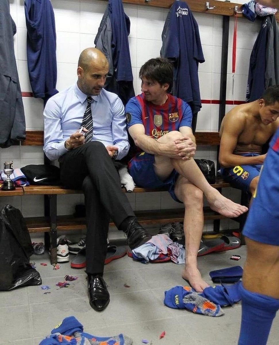 Jendayakw's tweet photo. I will always be thankful to Pep. He understood Messi’s talent, gave him the freedom to play, and built a system where his genius could truly shine.

Pep wasn’t just coaching Messi. He was helping unleash a legend🥹 https://t.co/rlhu9sx7he