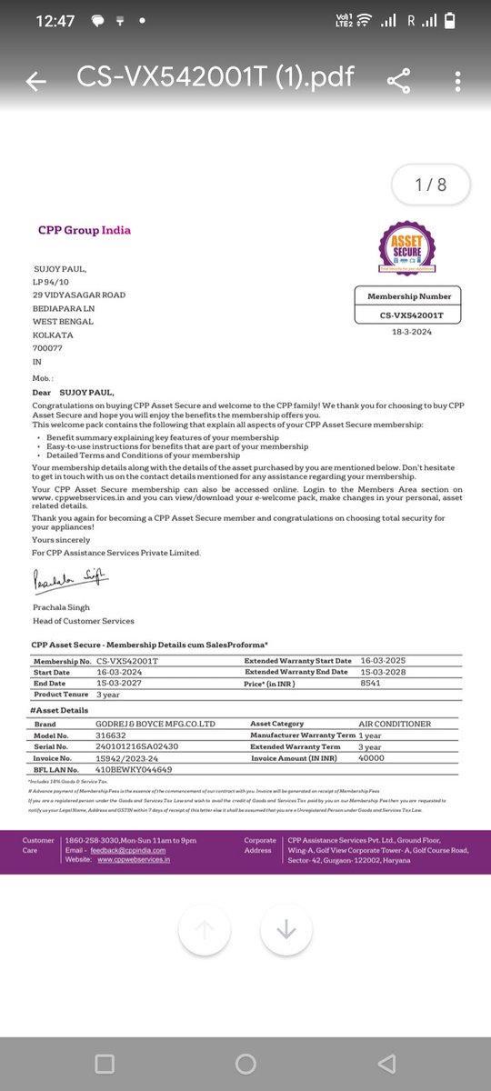 sujoypaul74's tweet photo. @bajajgeneral AC complain registered but after 4 days no solution. WORST CUSTOMER SERVICE. https://t.co/GiTpJ28YS7