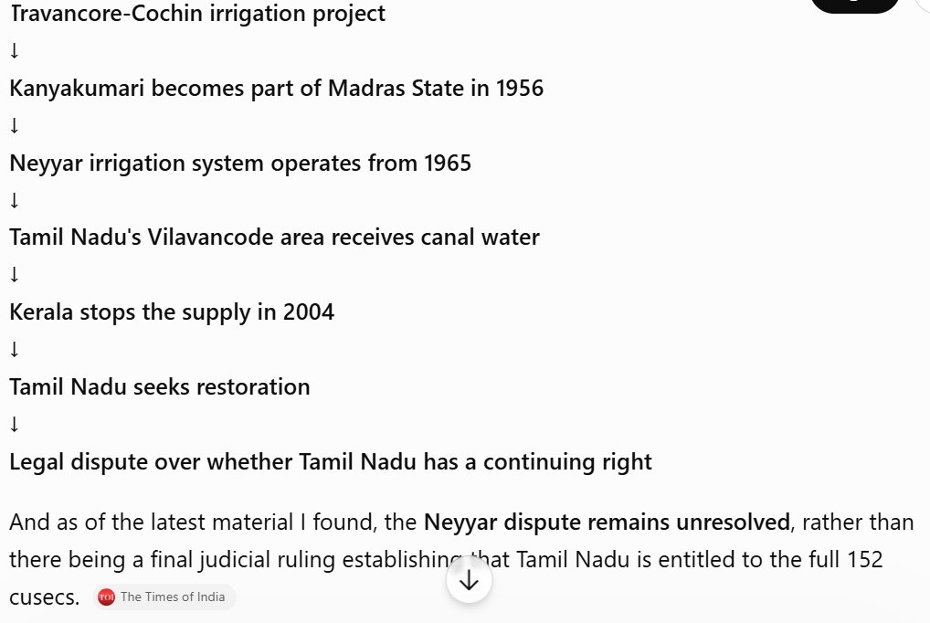 yarudaneevada's tweet photo. @JCDPrabhakar Congress MLA spoke about neyyar canal water in assembly without knowing about history of distribute between tamil nadu and kerala on this issue. only 4.8 TMC for tamil nadu. no way neyyar canal water supply to whole tamil nadu. wrong information. https://t.co/Ur7EUxEpMw