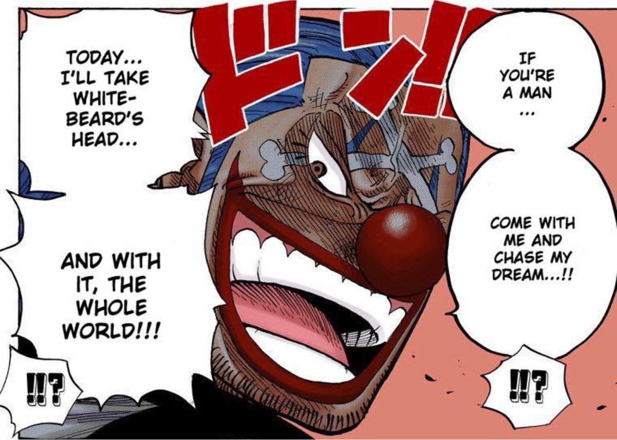 Elyahzur's tweet photo. “COME WITH ME AND CHASE MY DREAM…!!!
AND WITH IT, THE WHOLE WORLD !!!

Buggy really has the most dangerous ability 🥶 https://t.co/WQv71rMlHs