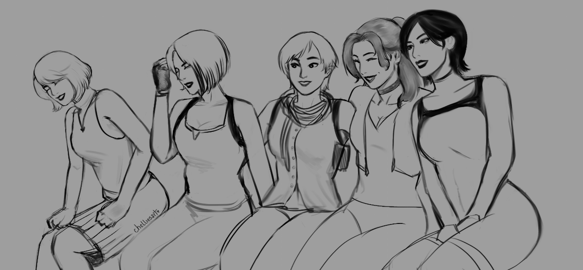 chelliesart's tweet photo. não tá finalizado, mas to orgulhosa do resultado por enquanto <3 https://t.co/XwPMne76tN