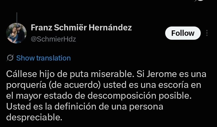 Artattack777's tweet photo. @SchmierHdz @FisicoImpuro Y qué es lo despreciable del comentario. Qué es lo que te parece tan despreciable? Cual es tu punto en concreto que te molesta. No crees que lo verdaderamente despreciable es el tono ofendido de tu comentario? porque te lo tomas todo personal? 😆 
Analiza tu comentario https://t.co/KVKvJRD5CY