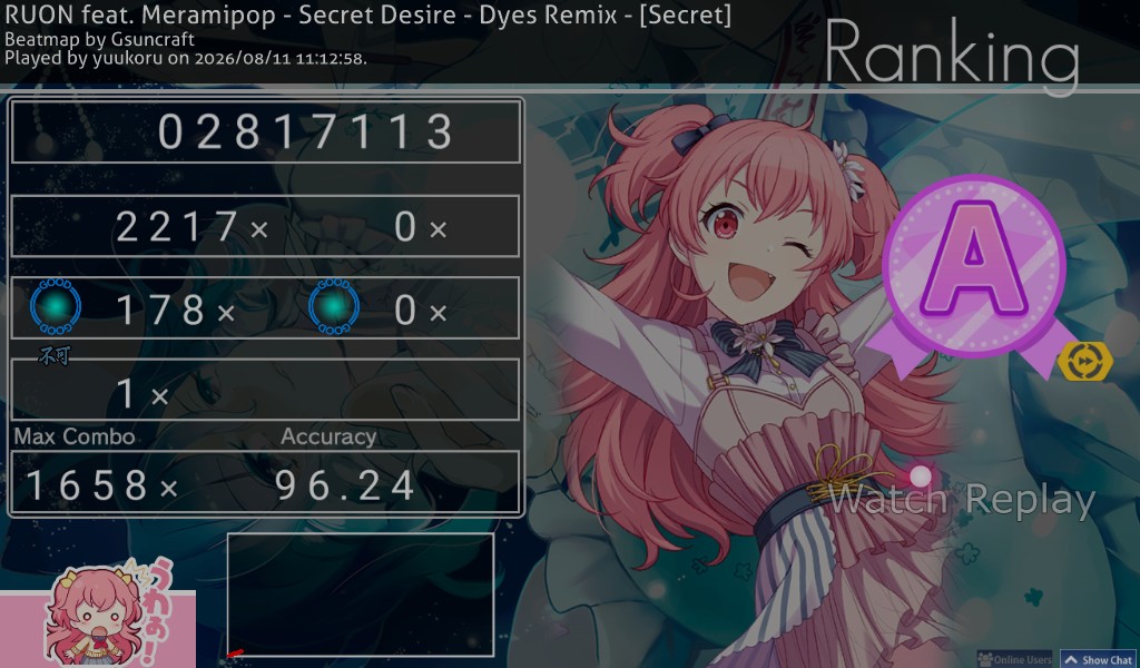 yukorusss's tweet photo. ナーフされても1/6なんすわ　ガハハ
727pp！！

マジで1/6のナーフ戻ってほしい；；
ストリームマジで楽しくない；； https://t.co/IdPfAzWdg5