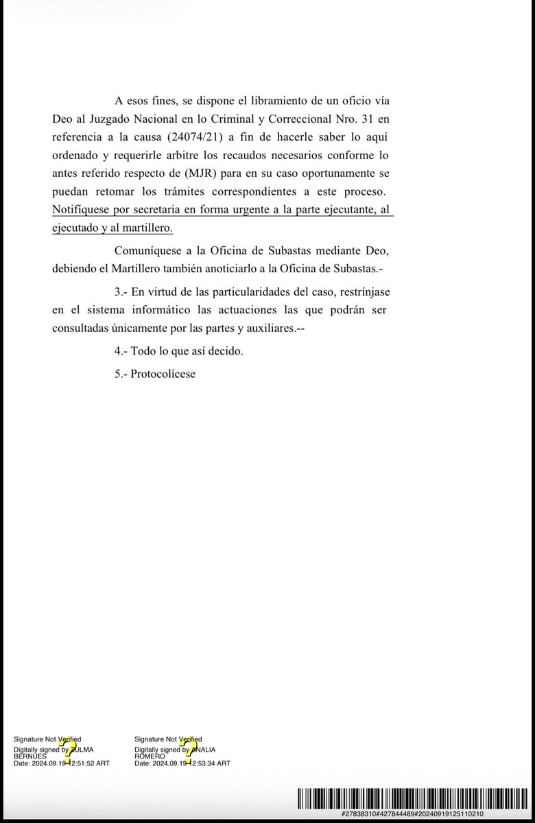 m_rakauskas_'s tweet photo. ⚠️🆘CAUSA ESPINOZA :
SIGUEN ASFIXIANDOME Y PRESIONÁNDOME !!! POR FAVOR DIFUNDIR URGENTE PORQUE LE VENGO PIDIENDO AYUDA A MI ABOGADO Y AÚN NO PUDO AYUDARME … QUIEREN METERSE A MI VIVIENDA OTRA VEZ Y POR LA FUERZA PORQUE SIGUE ESTANDO LA JUEZA MARÍA INÉS CANTISANI (TOC16 CC. CABA ) CON SU FISCAL MÓNICA CUÑARRO  (FISCALÍA n 8 CC DE CIUDAD ) DE DEFENSORAS DE FERNANDO ESPINOZA QUE HACEN TODO LO QUE ESTÁ A SU ALCANCE PARA QUE SE ME SIGA ATACANDO .
“Para que se den una idea Espinoza NO TIENE AÚN DESDE QUE SE ME DEVOLVIÓ EN JULIO MI ROL DE QUERELLANTE Y LA CAUSA VOLVIÓ A JUICIO , NO TIENE NI PERIMETRAL IMPUESTA COMO DEBERÍA DE SER (MÍNIMO ) , Ni se adoptaron ninguna de las medidas “BÁSICAS” como. Por ejemplo “NO PERMITIR QUE NINGÚN EXTRAÑO INGRESE A LA VIVIENDA DE LA VÍCTIMA” ante el riesgo de vida ALTO CARATULADO EN EL AUTOPROCESAMIENTO POR ABUSO SEXUAL Y DESOBEDECIENCIA DE FERNANDO ESPINOZA . 

“ACÁ HAY UNA JUEZA (#Cantisani ) , LA FISCAL KIRCHNERISTA QUE NUNCA LE FALLA A SU VIOLADOR FERNANDO ESPINOZA , UN JUZGADO CIVIL (el n64 ) con un Juez que SE OLVIDÓ DE LA LEY Y LA VIOLENCIA DE GENERÓ Y ME ESTÁ VIOLENTANDO Y ACTUÓ IGUAL QUE CANTISANI —-> “SOBRE UNA DECISIÓN YA TOMADA” QUE es la prohibición de ACERCARSE Y INGRESAR A MI PROPIEDAD mientras la causa CONTRA ESPINOZA ESTE EN CURSO CÓMO LO ESTÁ AHORA “. 

Adjunto todas las evidencias y VOY A EXPONER TODO LO QUE DEMUESTRE LA COMPLICIDAD Y PREVARICATO DE ESTOS MAGISTRADOS .

POR FAVOR , QUIEREN DEJARME EN LA CALLE Y SACARME DEL DEPARTAMENTO DONDE VIVO CON MI ABUELO DE 90 años . ESTE ES EL DOCUMENTO QUE PRUEBA QUE NO TIENEN QUE INGRESAR NI SUBASTAR NADA HASTA QUE YO TERMINE MI CAUSA CON espinoza . No tengo medios para sobrevivir sola aún . Y la jueza CANTISANI con la fiscal  CUÑARRO ESTÁN ACTUALMENTE VULNERANDO COMO SIEMPRE MIS DERECHOS JUNTO CON EL NUEVO JUEZ QUE TIENE EL JUZGADO CIVIL  N 64 .