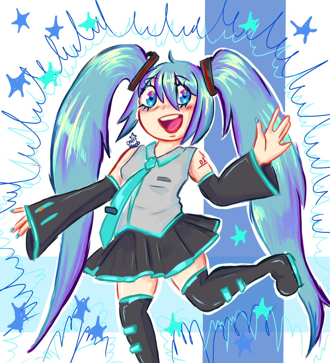 DollNoob's tweet photo. Mikuuuuuuuuuu💙 https://t.co/Gk1hkBMppY