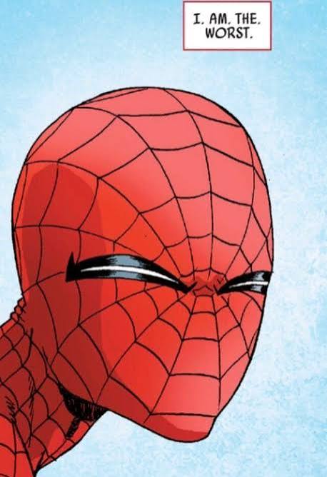 neatwheatt's tweet photo. @thollandgif literally every single spiderman movie adaptation makes his mask so lifeless omg https://t.co/pDrKpoF74w