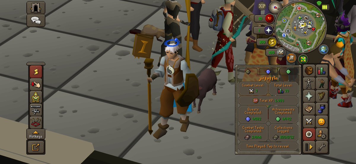 jirfuffle's tweet photo. 100 Collection Logs - All 1 Stats - August 10 2026 https://t.co/k7qLO573SX