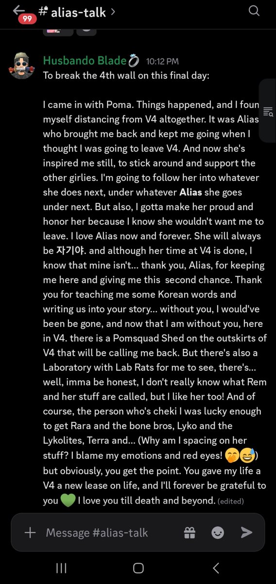 BladeNightHound's tweet photo. My final message to the world's greatest ghost writer.
#aliasbootique https://t.co/qNAxcP2SrF