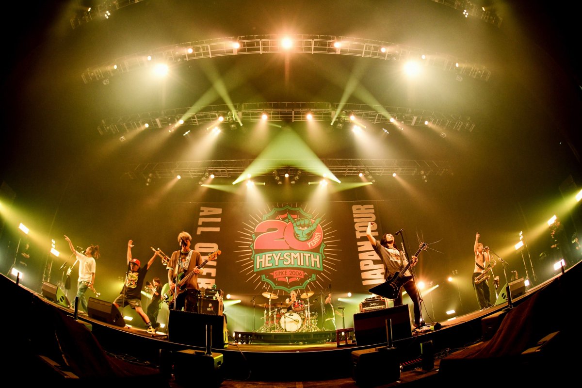 HEY_SMITH_Japan's tweet photo. 8/10(月)東京ガーデンシアター
“ALL OVER JAPAN TOUR”
1,photo by @H_and_A
2,photo by @nekozephoto https://t.co/egm31pCTDQ