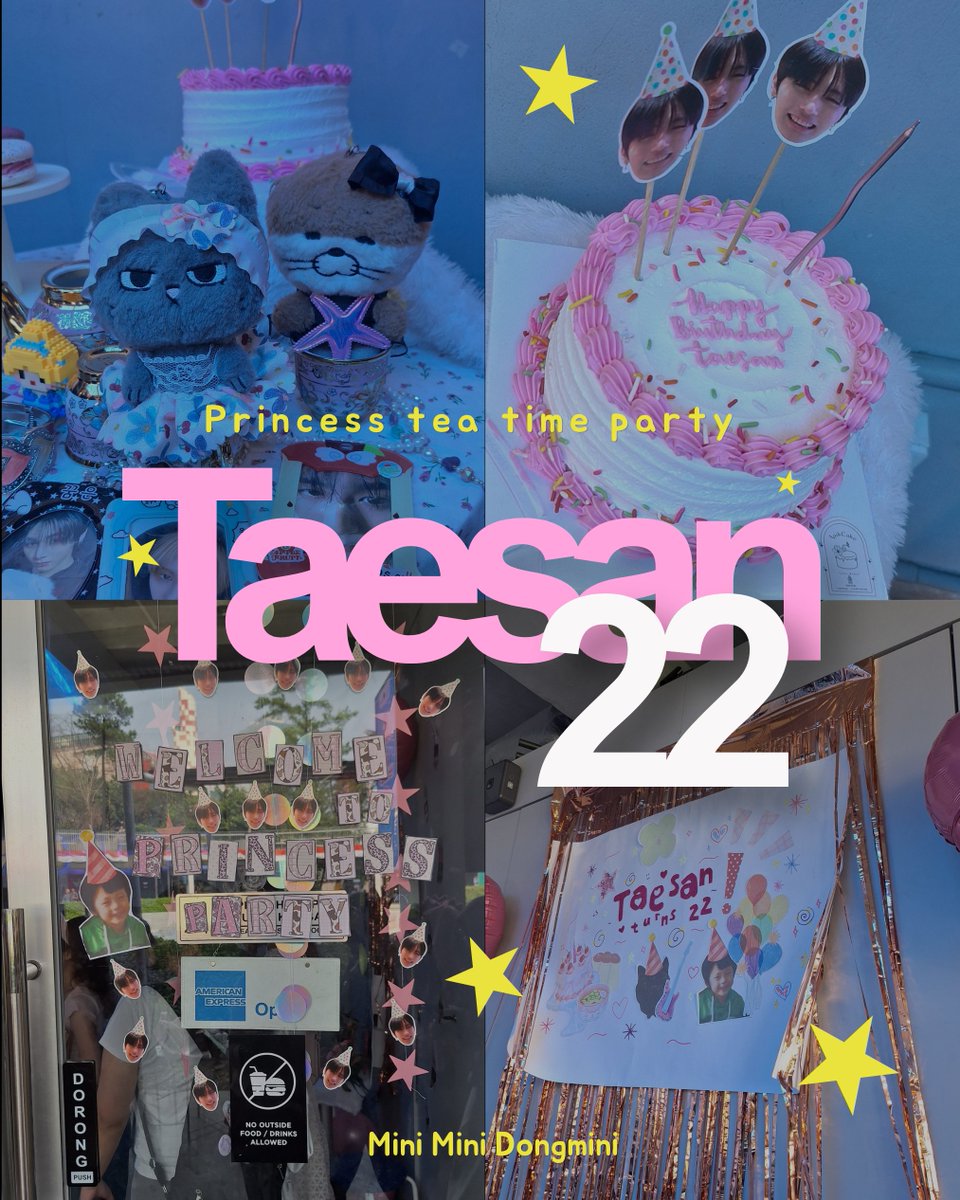 riwoonoonatata's tweet photo. It's late but hbd Taesan 💕
#PrincessTeaTimeParty https://t.co/EWWDN5F62E