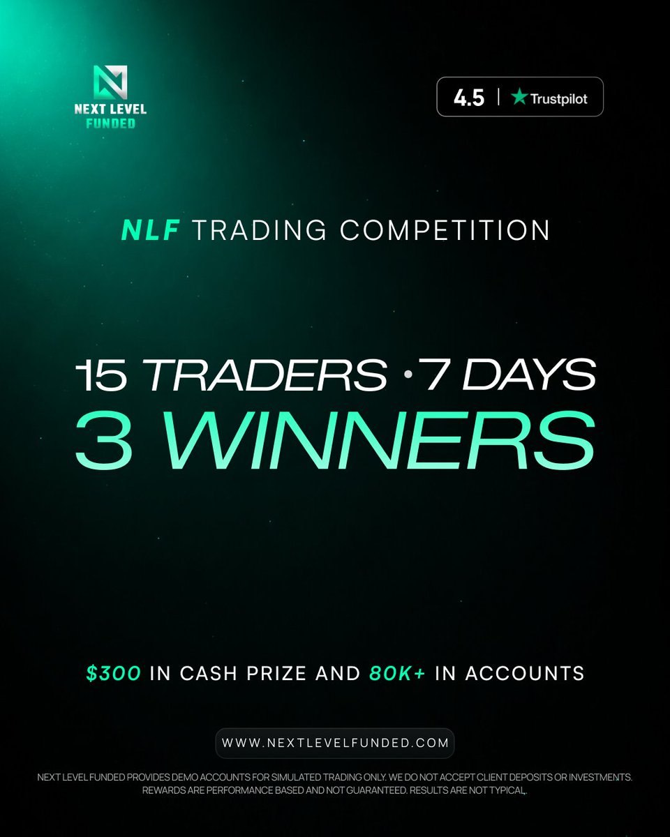 NextLvlFunded's tweet photo. 🚨 $100,000 Giveaway Live-Stream

Where: https://t.co/ZvsF2IIFUY

When: 10:30pm AEST / 8:30am EST / 1:30PM WAT / 12:30pm UTC / 6pm IST
 
🏆 Giveaways 
🥇 2 × $20k Accounts 
🥈 4 x $10k Accounts
🥉 6 × $5k Accounts 

- Trading Competition Winners Announcement
- New Traders Announced & Selected