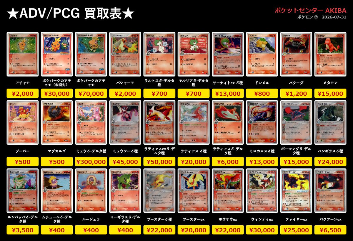 🔥【ADV / PCGシリーズ 買取強化中➀】🔥 1枚から丁寧に査定させて