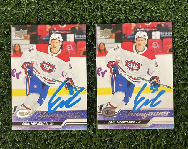 martylyonsfdn's tweet photo. 🚨🚨FLASH SALE...FRESH INK JUST IN COURTESY OF OUR FRIENDS AT @CoachsCollectNY 

- 100% of the sale of these cards will benefit our Wish Program.
- $10 each; Signed - #NYIslanders STAR #EmilHeineman cards (s/h included; US only).
- 1st to comment SOLD on each card gets them.
- Each card comes w/ an MLF COA as they were signed in front of a staff member.
- Pymt can be made via our website, Venmo, PayPal, or check in the mail.  TY for your consideration.

#TakeFlight #JetUp📷 #NFL #RollTide #Autographs #TheHobby