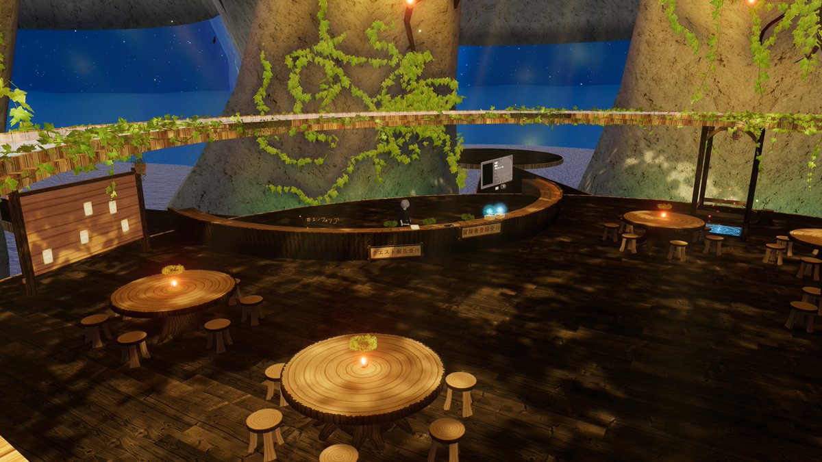 Akane_VRChat's tweet photo. こもれびギルド #エンフォリア のプレオープンに訪れていました

この日はお絵かき探偵のクエストを受注し出発！
集会場（3枚目）も良い感じ
ギルド系イベント、増えて欲しいねぇ

オープンが楽しみ……！ https://t.co/WrdAjPk26r