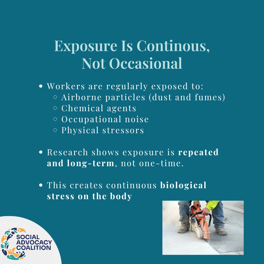 SACOV19's tweet photo. There is so much that people should be aware of can happen to their own bodies and those of their loved ones doing repetitive work. In this series, learn what makes exposure dangerous. 
#workplace #safety #workers #health #workersafety https://t.co/oXNggdKwUQ