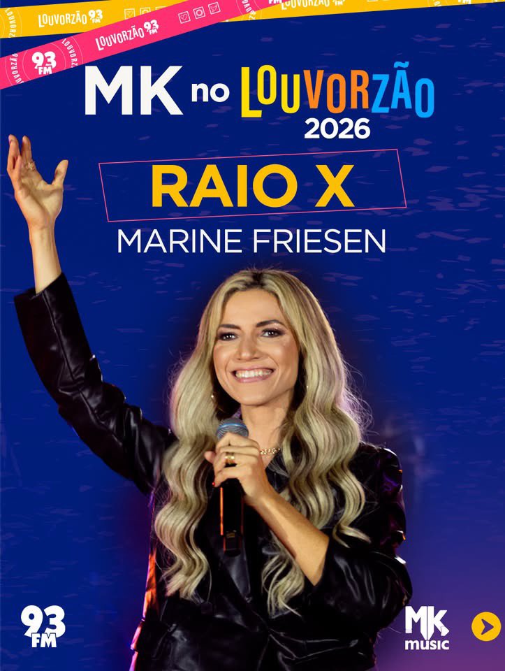 MKMusicBrasil's tweet photo. #RaioX #Esquenta #Louvorzão2026 ⁣
⁣
Sim, teremos @marinefriesen no Louvorzão 2026, neste sábado (15/08), na Quinta da Boa Vista (RJ). 🤩 ⁣
⁣
Vamos de curiosidades! 
⁣
Ouça: 

🔗 https://t.co/0Oho1NvnIC

E qual é o seu Top 3? 😍⁣
Deixe aqui nos comentários. 😉 ⁣
⁣
#música https://t.co/QKljmcFLQa