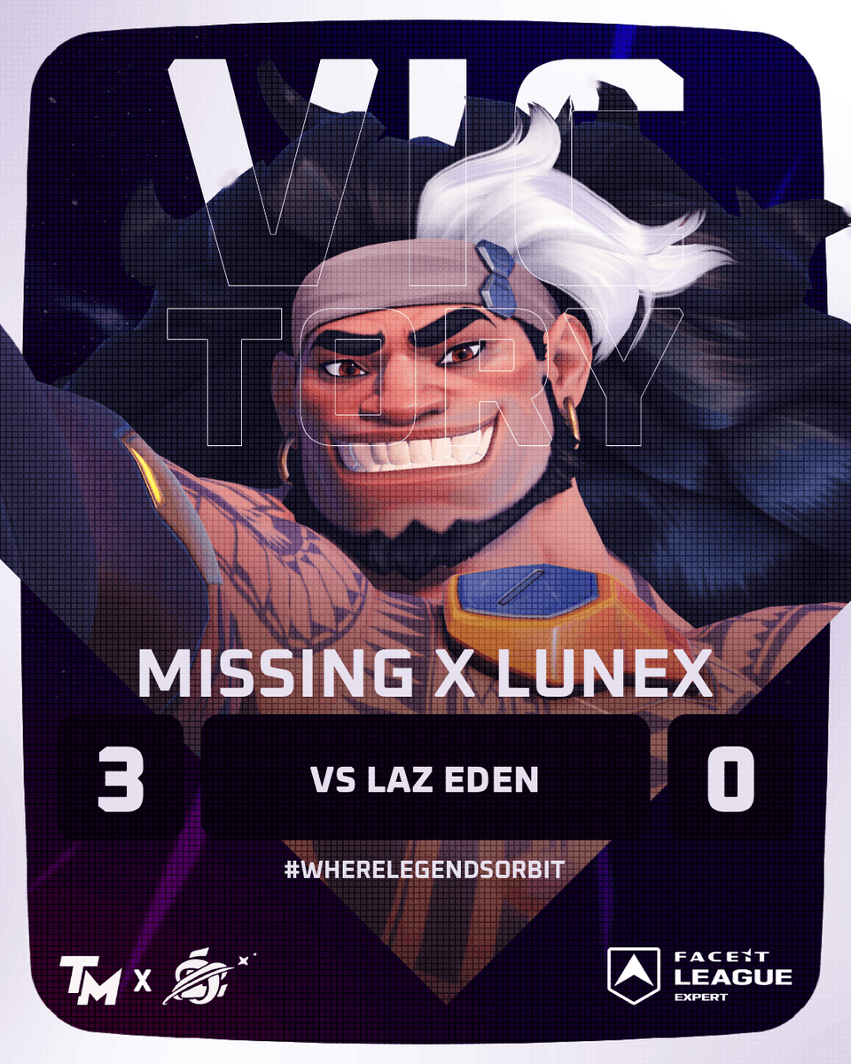 Missing_GG's tweet photo. Movin' like a meteor! 

Missing x @LuneXGG Academy take a clean 3-0 VS. @Proj_LazarusOW Eden.

#WeDontMiss 🎯 | #WhereLegendsOrbit | #FACEIT https://t.co/I1e1M9nNEu