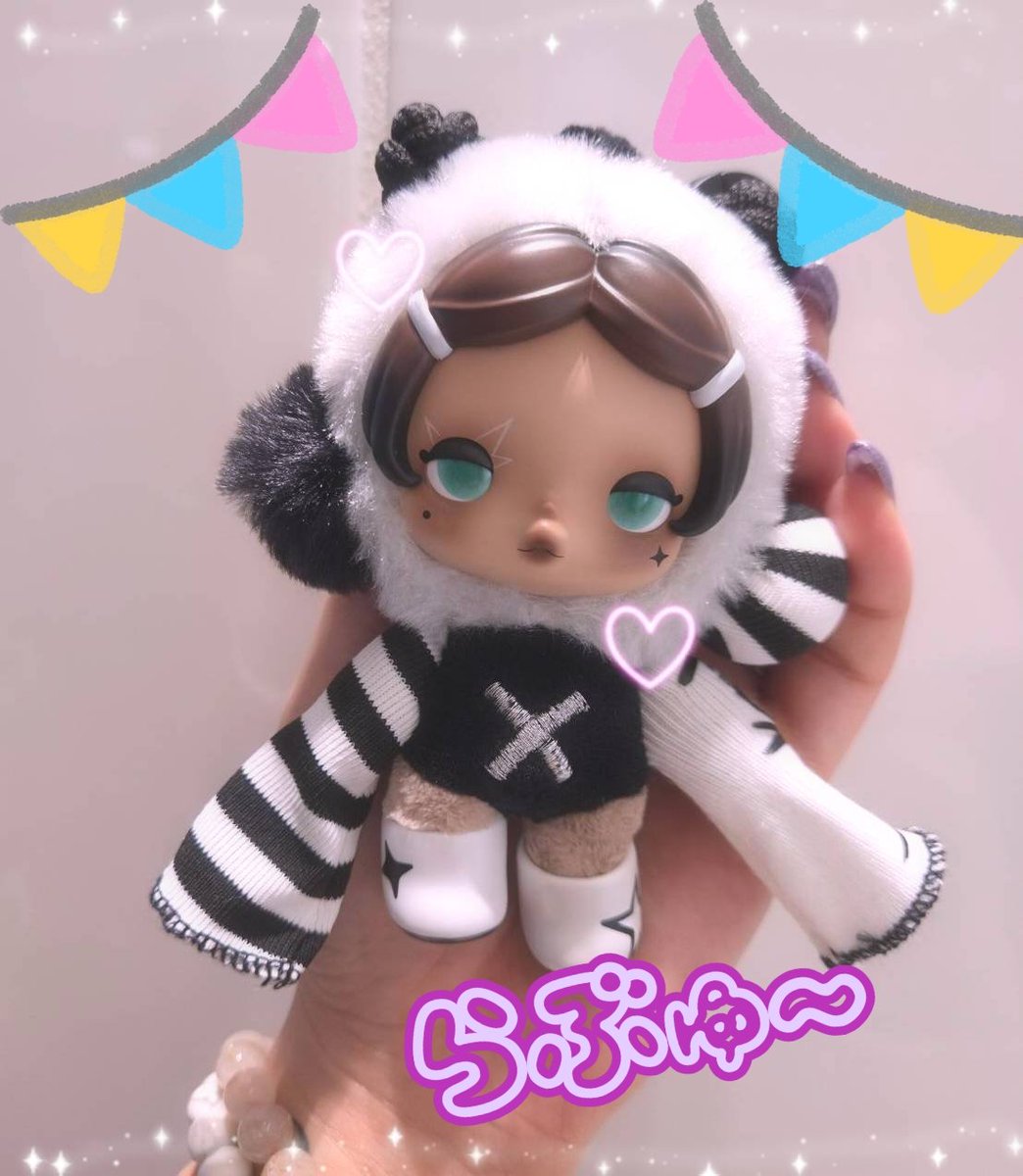 bear_bear3Duffy's tweet photo. ✨1箱買ったら幸運の可愛い可愛い𝑆𝐸𝐴𝐶𝑅𝐸𝑇 PANDAちゃん(˶ᐢᗜᐢ˶)✨
来てくれて、ありがとう👑
#SKULLPANDA
#8周年
#SKULLPANDA大好き
@POPMARTJapan 
@POPMARTGlobal https://t.co/fThE0tiuV0