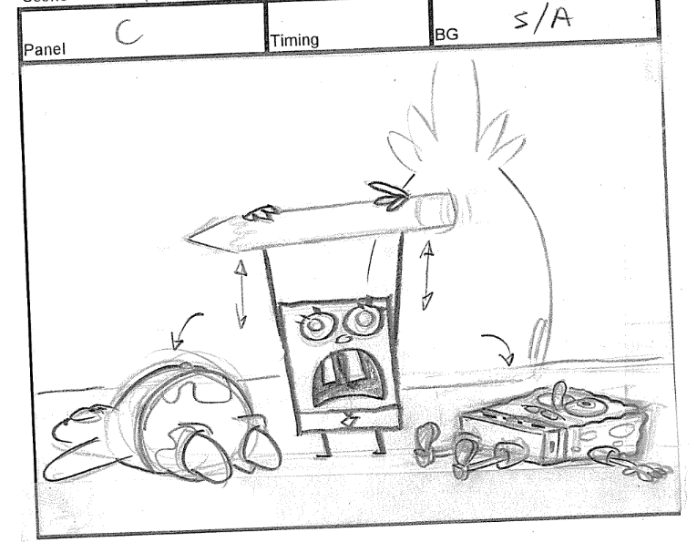 ArtofSpongeBob2's tweet photo. A drawing from "Frankendoodle." https://t.co/XHh6w8IGav