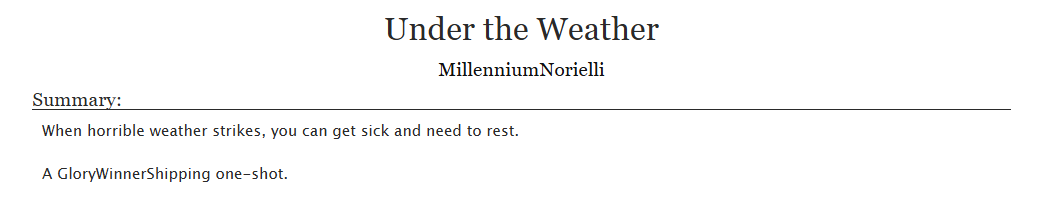Millennium_MDO's tweet photo. Day 5: Sick day

When horrible weather strikes, you can get sick and need to rest.

Title: Under the Weather
Link: https://t.co/7TVWwTm5eA

#マサユウ #GloryWinnerShipping #ユウマサ #msyu #msyuweek2608 #Pokemon #PokemonSwordShield https://t.co/hP8Ky2aKjy