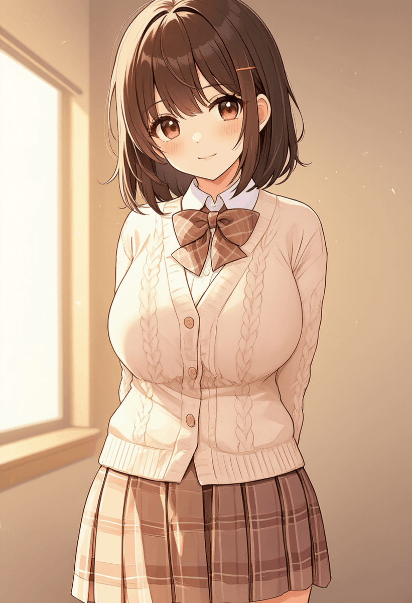 sevmog's tweet photo. 午后教室，被暖光包裹的校服少女✨
Quiet moment by the window, full of gentle vibe 🌇
#AnimeArt #JKuniform #Schoolgirl #AIGeneratedArt #Illustration #AnimeGirl https://t.co/GQjhfkinZO