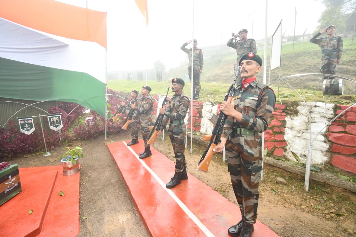 official_dgar's tweet photo. ASSAM RIFLES HONOURS BRAVEHEART NAIK GOVIND SINGH ON HIS MARTYRDOM ANNIVERSARY IN TENGNOUPAL

#AssamRifles paid solemn tribute to Naik Govind Singh on 10 August 2026 at Battalion Headquarters, Tengnoupal, commemorating the 28th anniversary of his supreme sacrifice during Operation Rakshak in Jammu & Kashmir.

During a fierce encounter on 10 August 1996, Naik Govind Singh displayed exceptional courage while leading his LMG group, engaging militants and neutralising two adversaries. Despite sustaining a fatal gunshot wound, he continued to engage the enemy until his last breath.

A solemn wreath-laying ceremony was conducted to honour his indomitable courage, selfless devotion and supreme sacrifice.

#SaluteToMartyrs #HonourTheFallen #RememberingOurHeroes #MartyrsOfIndia #ForeverInOurHearts #TributeToBravehearts #AssamRiflesMartyrs #HeroesNeverDie #LestWeForget

@HMOIndia @adgpi @PIBHomeAffairs