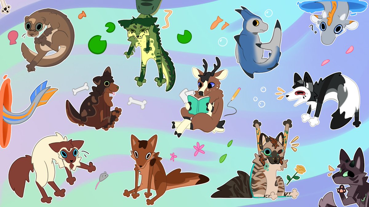 Mulliganos's tweet photo. A bunch of silly critters! Who can YOU spot? https://t.co/5R0X8jyWxz