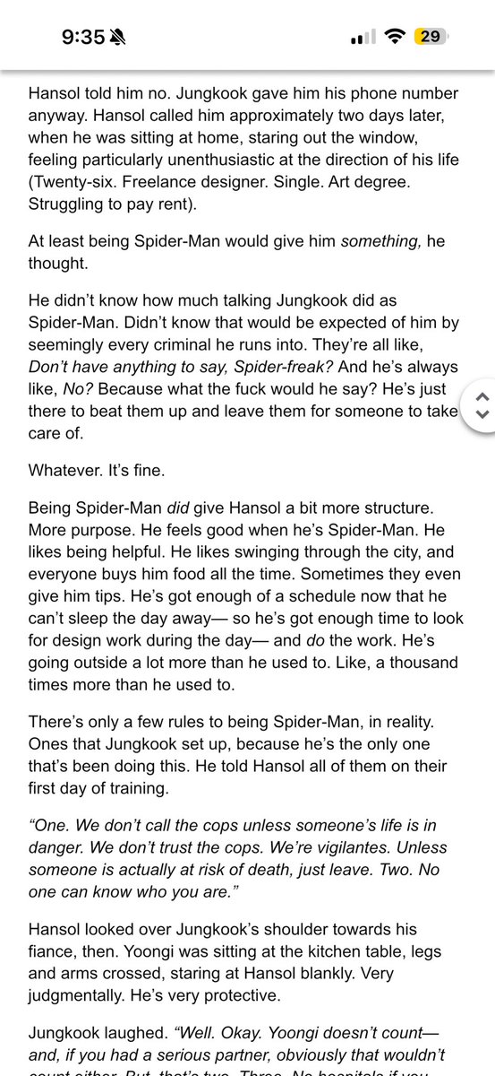 inniezzz's tweet photo. for that spider-vernon anon, this is a good chunk of what i have written of that fic… to quench ur thirst https://t.co/wlQHfzpvsZ