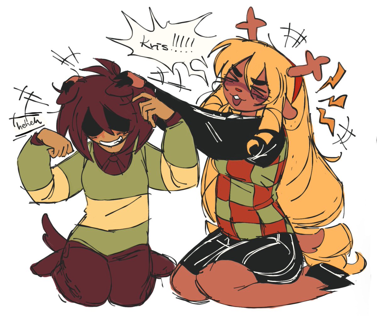 sonicsupastar__'s tweet photo. They're so Dear to Me I'd shoot you all For them
#deltarune #kriselle https://t.co/31mbh46I5k