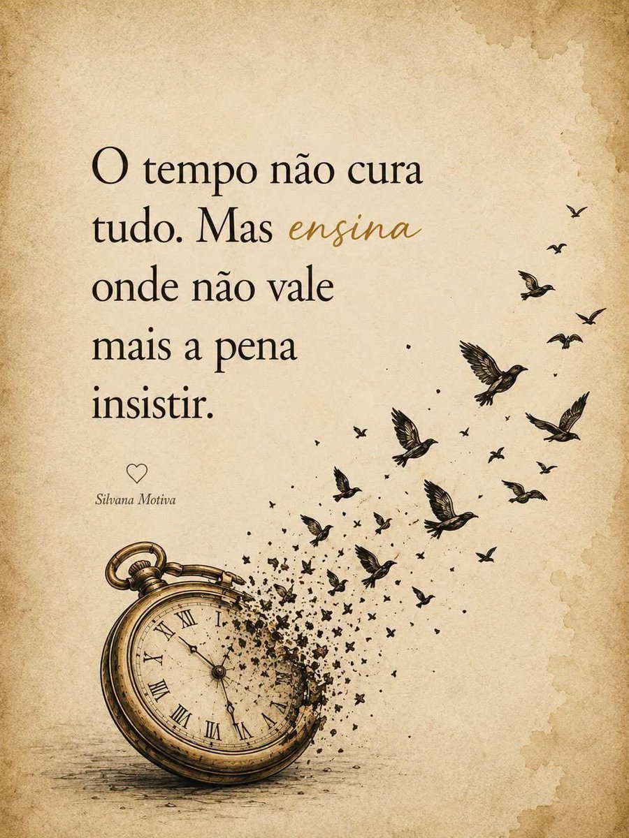 SullaGuedes's tweet photo. O tempo não cura tudo.
Mas ensina onde não vale mais a pena insistir. https://t.co/ryasc14szQ