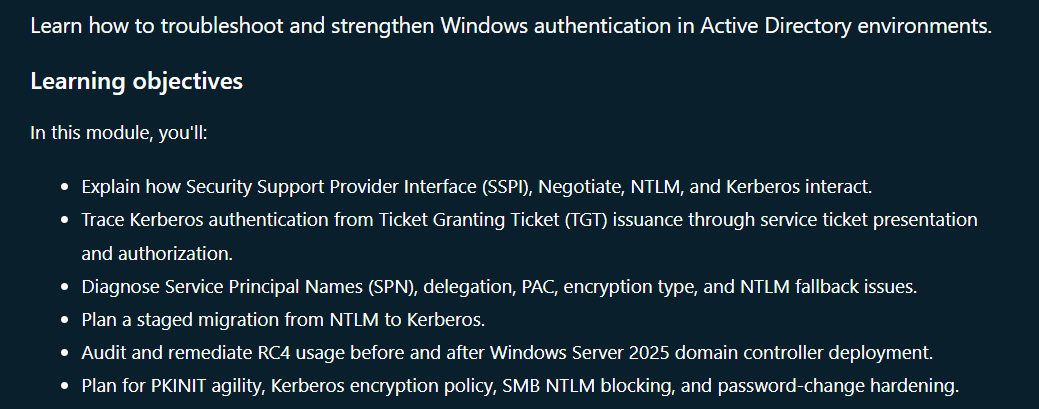 orinthomas's tweet photo. Active Directory Domain Services authentication and Kerberos hardening https://t.co/BX2uc22pYp https://t.co/tz3neD6C1l