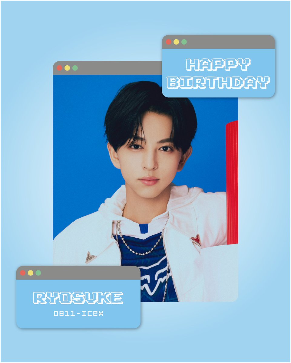 ebidan_global's tweet photo. HAPPY RYOSUKE DAY🎂

@ICEx_official 

#HAPPY_RYOSUKE_DAY #RYOSUKE #ICEx #EBiDAN https://t.co/KDIxWBXNdS