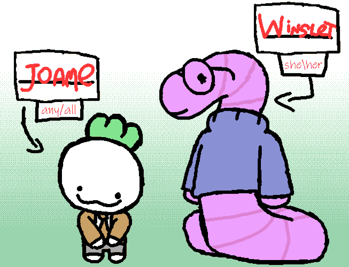 melonbreadyup's tweet photo. I DREW NEW OCS!!!!!!!

Ross (boss of the local pizzeria) and also Joame and winslet (the librarians)

i have yet to give these idiots  pesonalities for and stuff.

#art #ocart https://t.co/nt3ZYdRISS