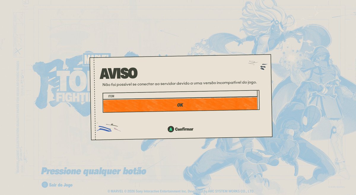 Bruno_Kof_13's tweet photo. @MARVELTokon After the update, mine just stays like this.

I've already reinstalled the game, switched hard drives, changed my internet connection, and used a VPN. https://t.co/nWcX3y8XnT
