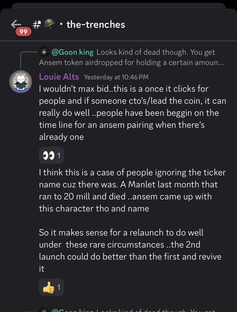 LouieAlts's tweet photo. Professional front runna

$Manlet mode 

Only focusing on 2 discords rn https://t.co/BifFYz6z4y