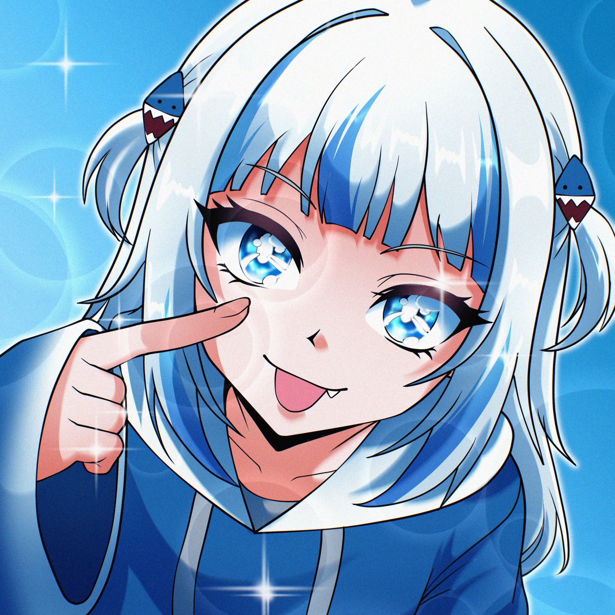 gobochii's tweet photo. Today is Gawr Gura fan art with retro style! ^^

I love Sharkie 🩵

#artist #gawrt #gawrgura #vtuber https://t.co/n1Yx7FHOA8