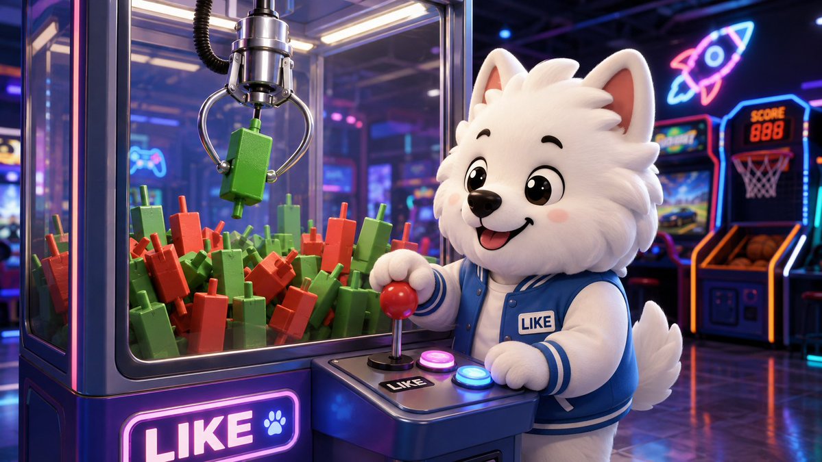 LikeDaoOfficial's tweet photo. Tried my luck at the claw machine. 🎮🐾

All I wanted was one green candle. 📈

Let’s see if $LIKE got the lucky grab today.

#LIKE #Solana #MemeCoin https://t.co/dPxmjsFnmO